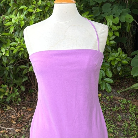 e by egreis lavender midi dress, size large - Picture 2 of 6